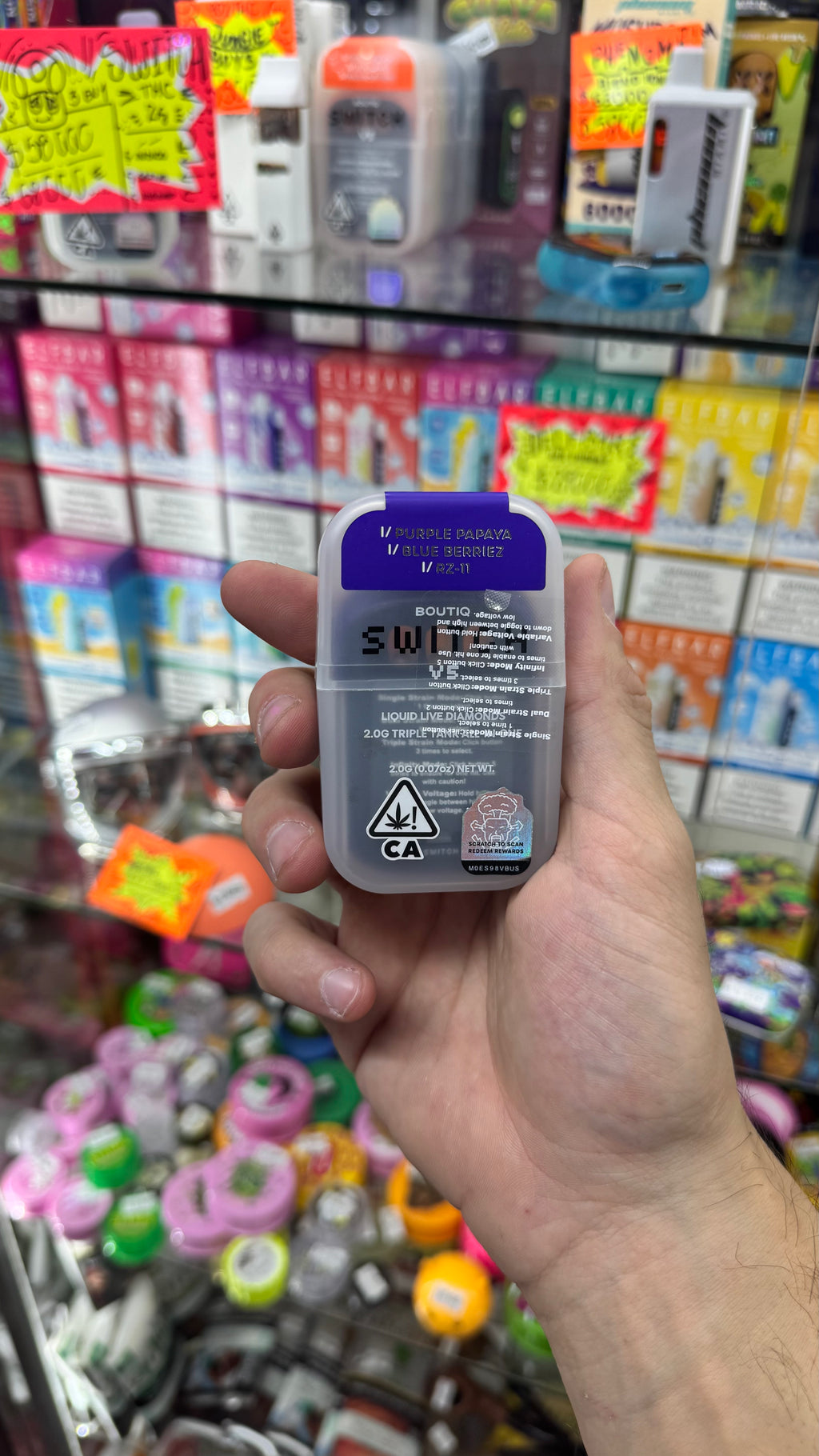 Boutiq Switch 2G 3-en-1 Vape THC — Modos Intercambiables y Experiencia Personalizable