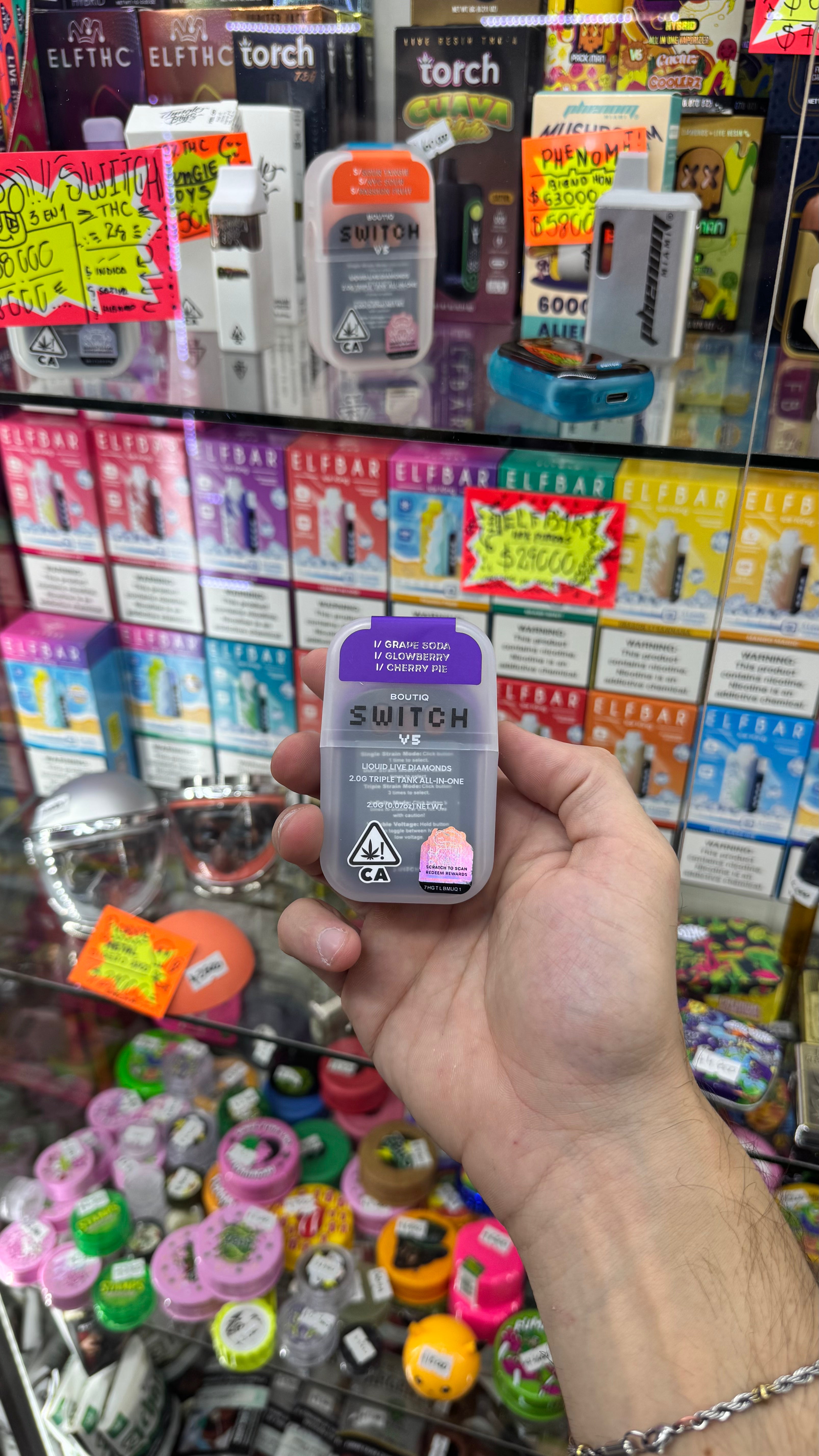 Boutiq Switch 2G 3-en-1 Vape THC — Modos Intercambiables y Experiencia Personalizable