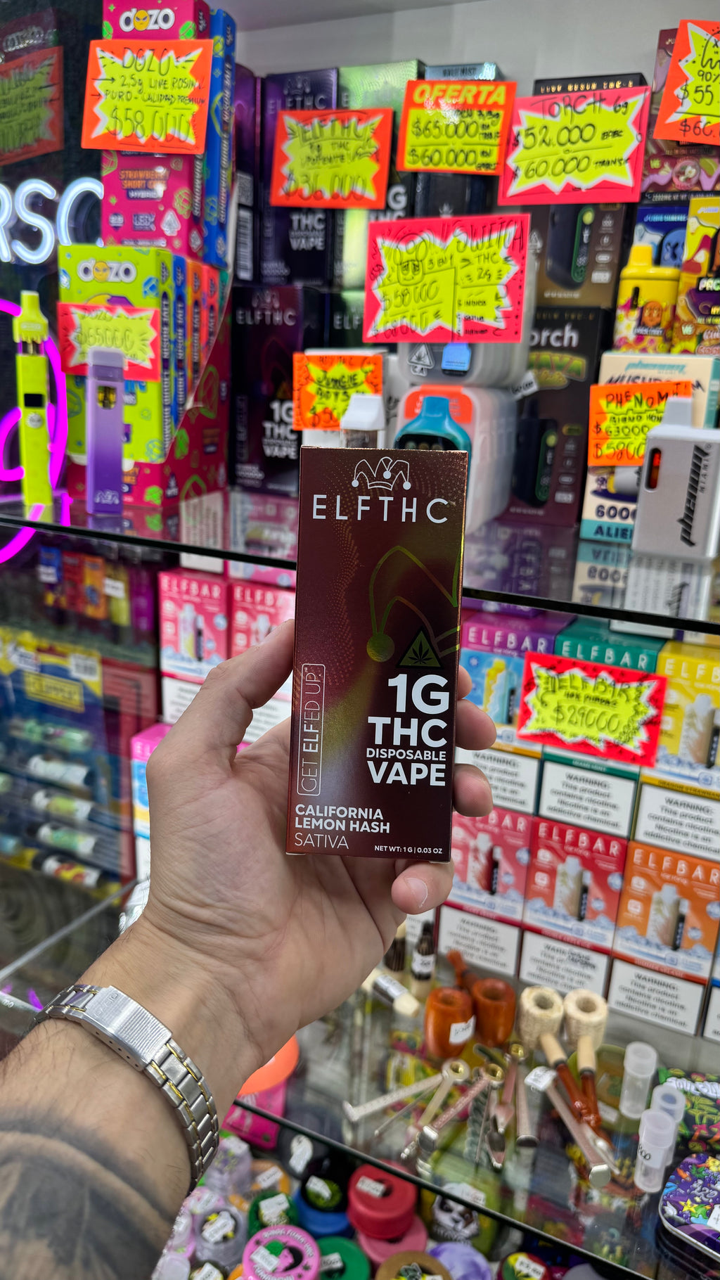 ELFTHC 1G Vape THC — Compacto, Discreto y de Uso Diario